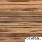 Комплект -9. Угловой шкаф для книг с раздвижными шкафами (шпон к2) — Зебрано