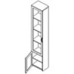 Ш36 Шкаф однодверный с дверцей