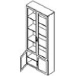 Ш39 Шкаф двухдверный с дверцами