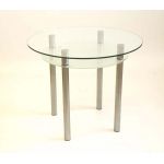 Стол стеклянный кухонный СК -09