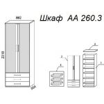 Шкаф А 260.3
