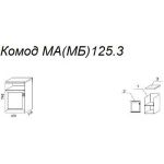 Комод М125.3