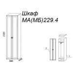 Шкаф М229.4