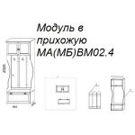 Модуль в прихожую МВМ02.4