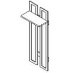 Вешалка 2х-секционная Сакура В02