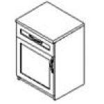 Тумба с дверцей и ящиком Сакура Т41