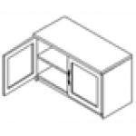 Тумба с двумя дверцами Сакура Т42