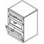 Тумба-калошница с ящиком Сакура Т44