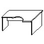 Стол криволинейный (СМ6.0П правый) (СМ7.0Л левый)