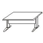 Стол письменный на мет оп.СМ10.0