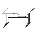 Стол кривол. на мет оп (СМ11.0П) (СМ12.0Л)