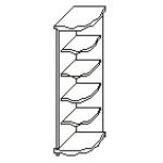 Колонка угловая высокая УМ 46