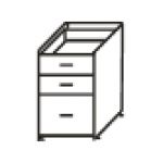 Тумба приставная ТМ08.0 (файловая)