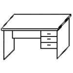 Стол 1 - тумбовый СФ10.0