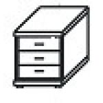 Тумба выкатная ТФ-08.0