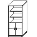 Шкаф высокий 3 открытые полки ШФ14.0+ДФ13.0х2