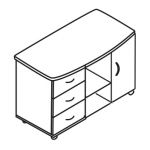 Тумба подкатная КН-3.1