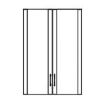 Двери стеклянные КН-4.4