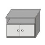 Тумба под оргтехнику ТК28