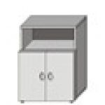 Шкаф низкий с открытой полкой