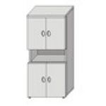 Шкаф высокий (одна открытая полка)