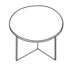 Стол для заседаний круглый ФР-1.2.2