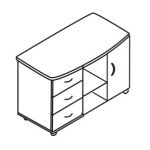 Тумба подкатная С-3.1