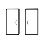 Дверь средняя 2 шт. С-8.1