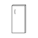 Дверь стекло низкая ЕС-50.0