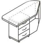 КП-5 (лев) Тумба криволинейная с крышкой