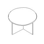 Стол для заседаний круглый ФР-1.2.2