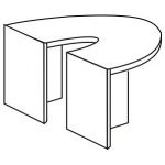 Секция углоавя КЭ-13 (для стола для переговоров)