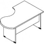 Стол рабочий левый 20.10