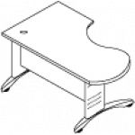 Стол рабочий правый метал 20.11-02