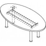 Стол для заседаний овальный 20.30-01
