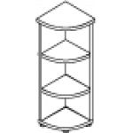 Шкаф угловой средний 20.73