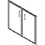 Двери металл стекл.(2 шт.) низкие 20.86