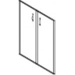 Двери стеклянные (2шт.) средние 20.90