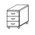 Тумба выкатная с замком 22.31