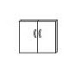 Двери стекло средние 2 шт. 22.55