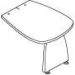 Брифинг-приставка на опоре ЛДСП 40.04