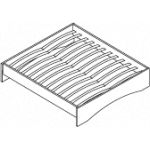 Кровать двухспальная 33.11