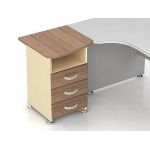 Каркас тумбы приставной (М20.4+М36) + Топ М22 (левый)