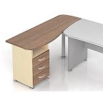 Каркас тумбы приставной (М20.4+М36) + Топ (М16+ОМ03) (левый)