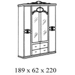 Шкаф 4-х дверный