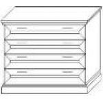 Комод с 4 ящиками Мальта 2781