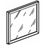 Зеркало навесное Z90 Дуб Млечный