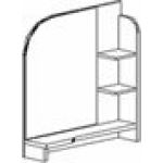 Секция зеркальная Луана Н17