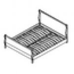 А54 Кровать с основанием под матрас с двумя спинками