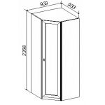 Шкаф угловой